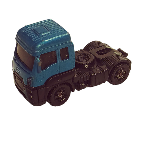 Matchbox 2013 Ford Cargo Truck Cab MBX Service Blue Black 1:64 Diecast Vehicle - Picture 1 of 10